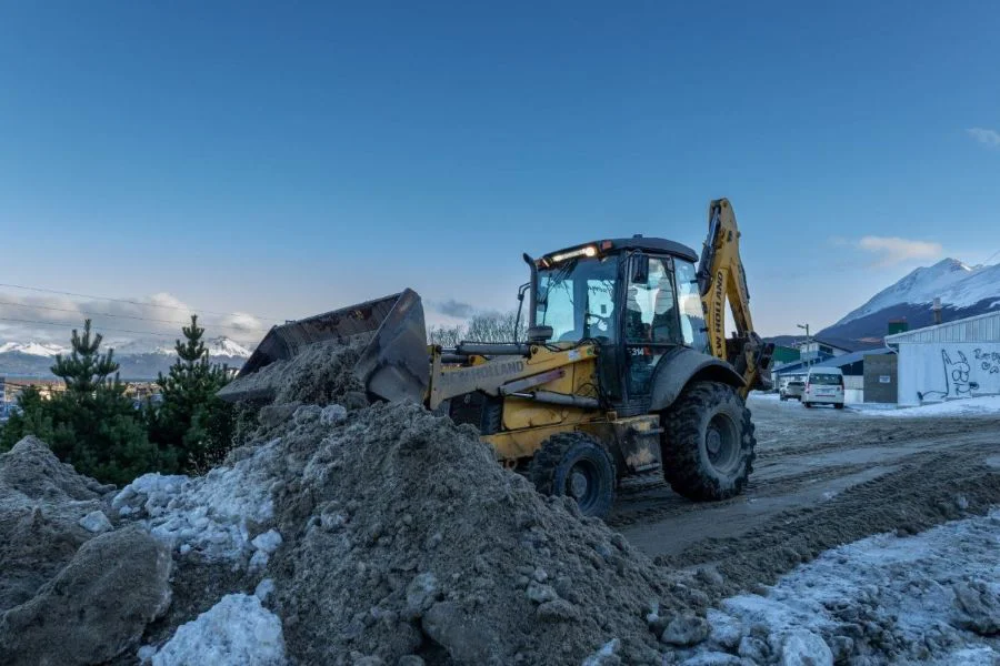 El Operativo Invierno continúa implementándose sobre las calles de Ushuaia