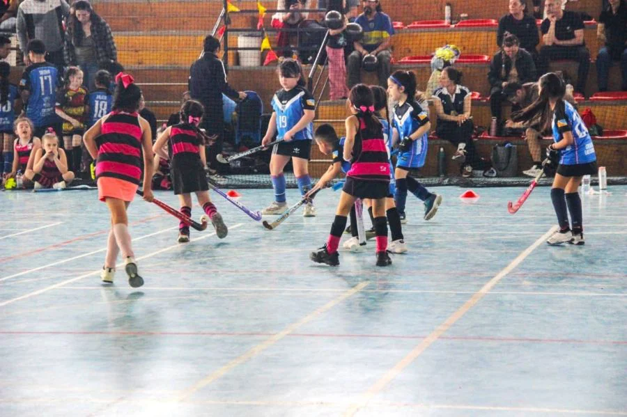 Se disputó en Tolhuin un encuentro regional de Hockey con más de 140 chicos