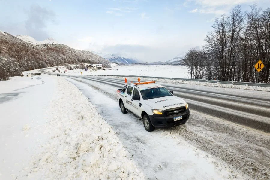 Continúa la baja de accidentes sobre la ruta en época invernal
